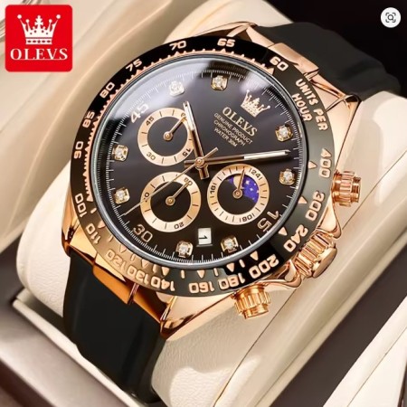 Olevs 2875 Luxury Men Quartz Watch.